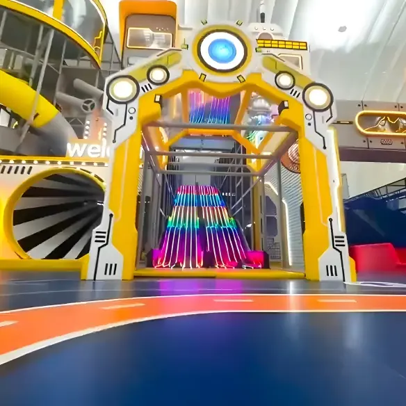 Design case of an indoor children's playground for a 3000 square meter venue for a British client